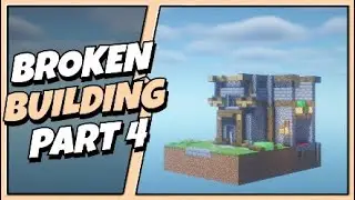 Minecraft: How To Build The Classic Mini-Games Lobby - Episode 14 - The Broken Building (PART 4)