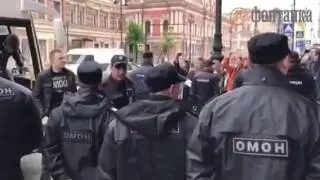 Задержанные на Марсовом поле доставлены в Дзержинский суд для ареста