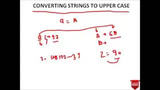 LOWER CASE TO UPPER CASE -STRING CONVERSION IN C-61