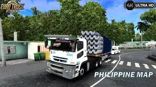 Mitsubishi Fuso Super Great Tractor & Real Philippine Map Mod  | ETS2 1.46