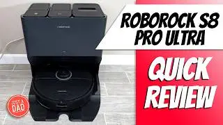 Roborock S8 Pro Ultra Robot Vacuum & Mop QUICK REVIEW * Self-empties and Washes and Dries Mop Pads*