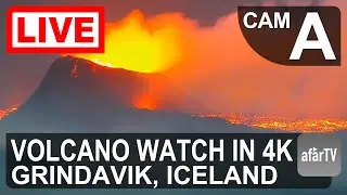 🔴 Live Now: Iceland Volcanic Eruption Watch in 4K Ultra HD (Cam A)