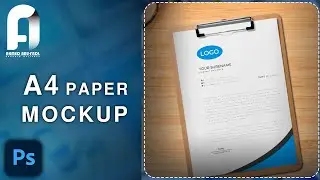 🔴Designing an A4 Letterhead Mockup - Ahmed Abu Fadl | Graphic Designer