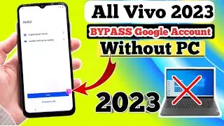 How To Frp Bypass All Vivo Y16 New Security 2023 / Android 12 & 13 Google Lock Remove