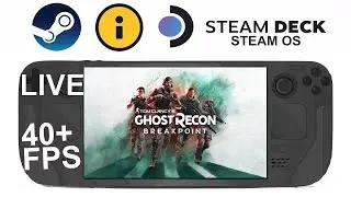 Tom Clancy’s Ghost Recon Breakpoint on Steam Deck/OS in 800p High Settings 40+Fps (Live)