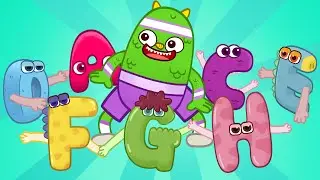 Follow me, follow me, dance like me! alphabet monsters song for kindergarten