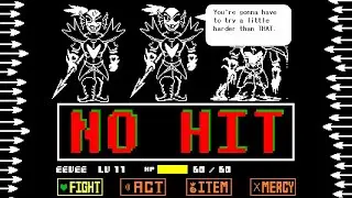 Undertale - Triple Undyne the Undying No Hit but it's a fair fight