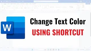 Shortcut Key to Change Text Color In MS Word