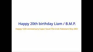 A birthday and an anniversary both at the same time!