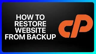 How To Restore Website From Backup cPanel Tutorial