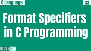 Format Specifiers in c programming | List of Format specifiers in C Language | Hindi