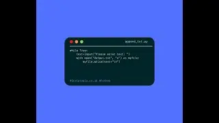 Python - Write to a text file (Append)