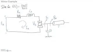 Example: Motor Transfer Function