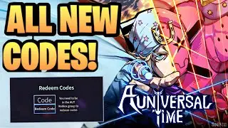 *NEW* ALL WORKING UPDATE 4.0 CODES FOR A UNIVERSAL TIME! ROBLOX AUT CODES