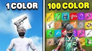 1 COLOR VS 100 COLOR CHALLENGE In Garena Free Fire