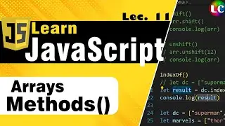 Javascript Arrays Methods & their Uses | Learn Coding