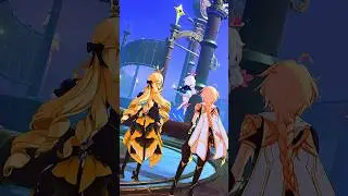 Traveler & Navia &  Nilou Turning the Gears of the Music Box Simulanka Cutscene - Genshin Impact 4.8