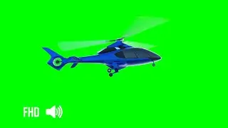 Helicopter - Green Screen Video || Hill Helicopter HX50_Part_1