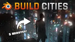 Easily Build Futuristic Cities - Blender Pack!