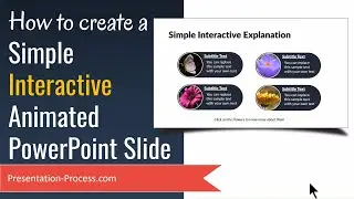 Simple Interactive PowerPoint Animated Slide ( for Quiz!)