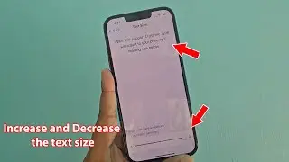 How to change font size on iphone 13 14 15 12 11