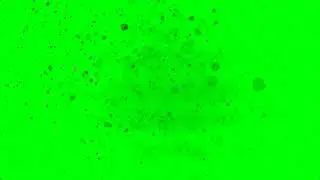Tiny Dust Particles Animation - 10 Minutes Loop (green screen)
