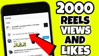2000 Instagram Reels Views And Likes|How To Increase Instagram Reels Views And Likes|Trick Net|
