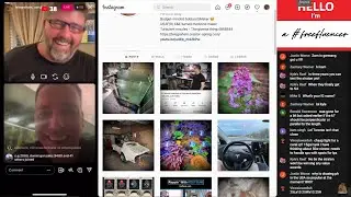 An IG Live to YouTube hangout