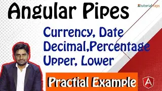 Angular 12 /13 Pipes / Filters , Date Pipes, Percentage Pipes, Decimal Pipes, Slice Pipes