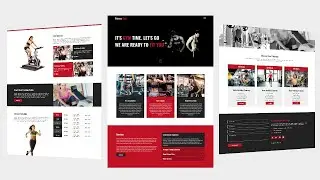 #1 Fitness & Gym  Complete  Website Template using by  Html Css