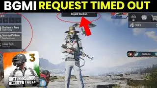 BGMI Request Timed Out Problem Fix✅ || Bgmi Request Timed Out Error 2024