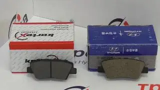 Колодки Kortex STD сравнение с оригиналом.