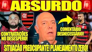 SITUAÇÃO PREOCUPANTE NO FLAMENGO! PLANEJAMENTO 0! CONTRATAÇÕES NO DESESPERO!COMENTÁRIO DESNECESSÁRIO