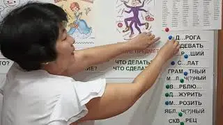 Обучение грамоте. 1 класс. Слова - предметы, слова - признаки, слова - действия. Практическая работа