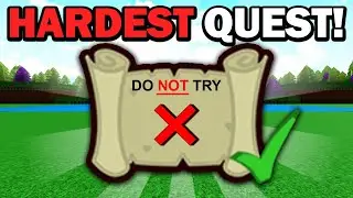 The HARDEST QUEST!! (Do not try) | Build a boat for Treasure ROBLOX