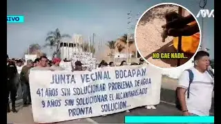 ¡Exclusivo! Poblado de Tumbes protesta exigiendo agua potable y alcantarillado