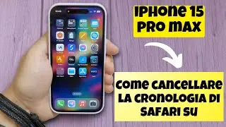 Come cancellare la cronologia di Safari su iPhone 15 Pro Max