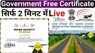 Road Safety Certificate | Road Safety Certification Courses | Free Certificate  | Gov Free Courses.