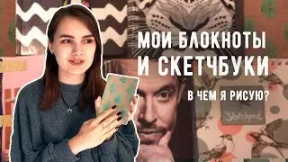 МОИ СКЕТЧБУКИ | В чем я рисую? | БЛОКНОТЫ