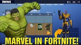 FORTNITE Play As THANOS In SEASON 4 UPDATE! Thanos Gameplay & Marvel AVENGERS Infinity War Mode!