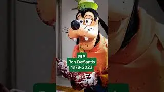 #BREAKINGNEWS: Goofy has beaten Ron DeSantis to death with a crowbar #Disney #Florida #news #goofy