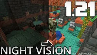 Night Vision Texture Pack 1.21/1.21.1 Download & Install Tutorial