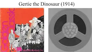 Winsor McCay - Gertie the Dinosaur (1914) - Standard 8mm USA Black and White Silent Film Reel Print