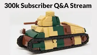 300k Live Q&A and Lego Somua Build