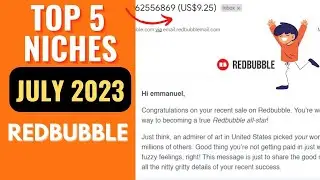 Top 5 Redbubble TRENDS July 2023 | Sell this now!