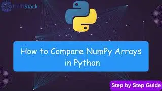 How to compare numpy arrays in Python