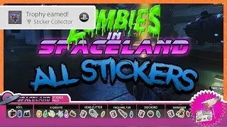 ZOMBIES IN SPACELAND: STICKER COLLECTOR ACHIEVEMENT GUIDE / ALL BUILDABLES (COD ZOMBIES)
