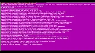 VMware ESXi Purple Screen of Death (PSOD)