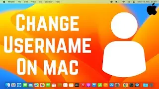 How To Change Username On macOS