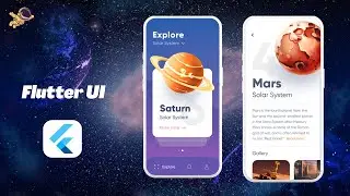 Planet app Flutter || Flutter UI